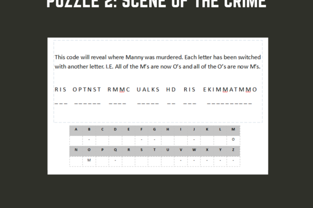 Mannequin Murder Mystery: Puzzle 2